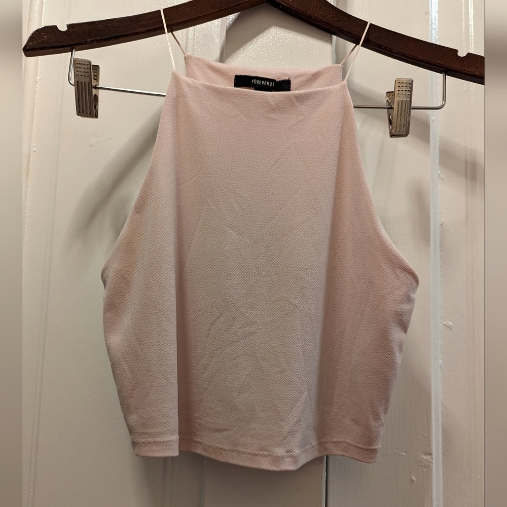 Blush Pink String Tank Blouse